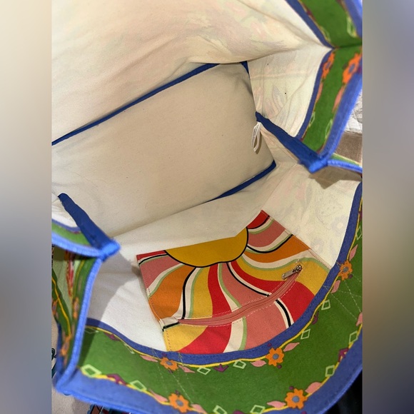 NWT BRIGHTON In The Garden Tote Bag Canvas $150 - Picture 9 of 11